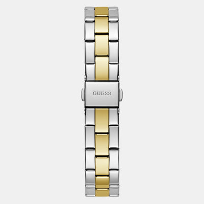 Dress Women Quartz White Dial Analog Stainless Steel Watch GW0725L1