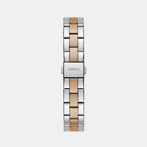 Dress Women Quartz White Dial Analog Stainless Steel Watch GW0725L2