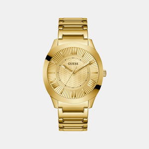 Dress Men Quartz Champagne Dial Analog Stainless Steel Watch GW0727G1