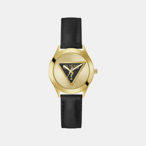 Guess Trend Women Quartz Champagne Dial Analog Leather Watch GW0744L2