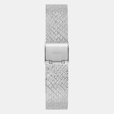 Boa Women Quartz Silver Dial Analog Mesh Watch GW0748L1