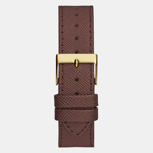 Glaze Women Quartz Brown Dial Multi-Function Leather Watch GW0753L3