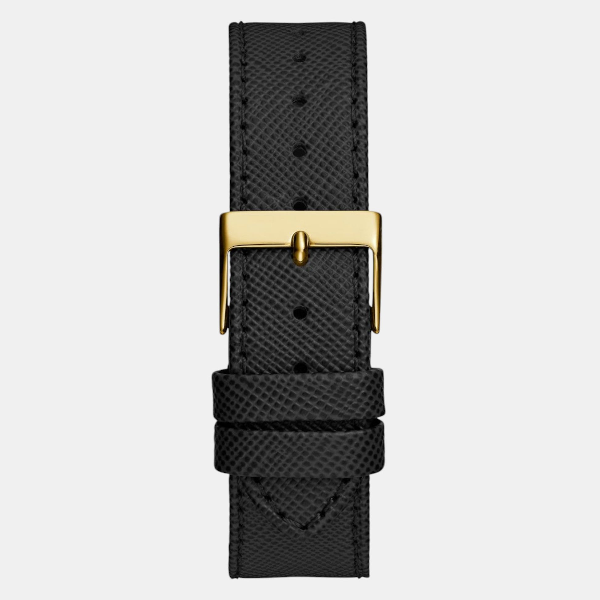 Glaze Women Quartz Black Dial Multi-Function Leather Watch GW0753L4