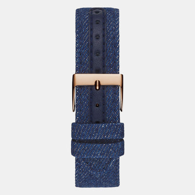 Glaze Women Quartz Blue Dial Multi-Function Denim Watch GW0753L5