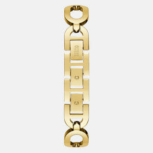 Guess Bejeweled Women Quartz Champagne Dial Analog Stainless Steel Watch GW0759L2