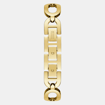 Guess Bejeweled Women Quartz Champagne Dial Analog Stainless Steel Watch GW0759L2