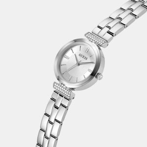 Array Women Quartz Silver Dial Analog Stainless Steel Watch GW0762L1