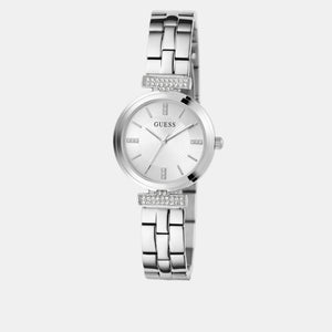 Array Women Quartz Silver Dial Analog Stainless Steel Watch GW0762L1