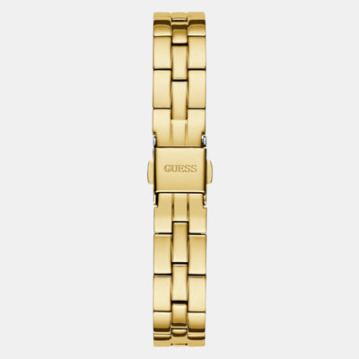 Array Women Quartz Champagne Dial Analog Stainless Steel Watch GW0762L2