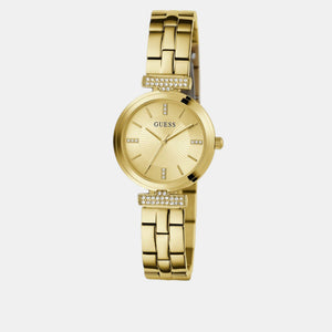 Array Women Quartz Champagne Dial Analog Stainless Steel Watch GW0762L2