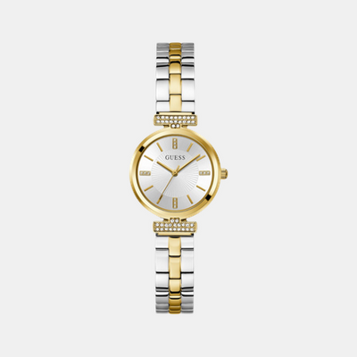 Array Women Quartz Silver Dial Analog Stainless Steel Watch GW0762L5