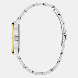 Dress Women Quartz Silver Dial Analog Stainless Steel Watch GW0765L1