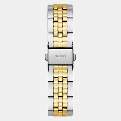 Dress Women Quartz Silver Dial Analog Stainless Steel Watch GW0765L1