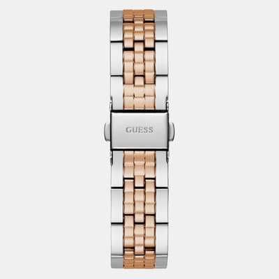 Dress Women Quartz Silver Dial Analog Stainless Steel Watch GW0765L2
