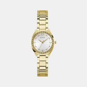 Charlotte Women Quartz White Dial Analog Stainless Steel Watch GW0767L2