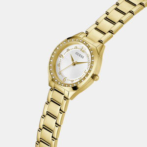 Charlotte Women Quartz White Dial Analog Stainless Steel Watch GW0767L2