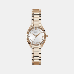Charlotte Women Quartz White Dial Analog Stainless Steel Watch GW0767L3
