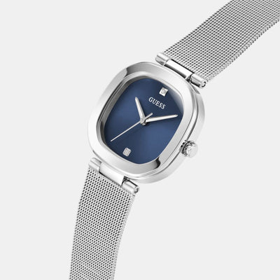 Guess Dress Women Quartz Blue Dial Analog Mesh Watch GW0768L1