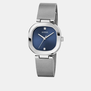 Guess Dress Women Quartz Blue Dial Analog Mesh Watch GW0768L1