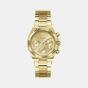 Equality Women Quartz Champagne Dial Chronograph Stainless Steel Watch GW0769L2
