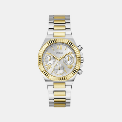 Equality Women Quartz Silver Dial Chronograph Stainless Steel Watch GW0769L3