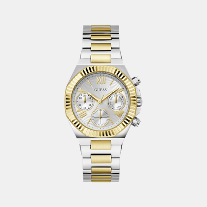 Equality Women Quartz Silver Dial Chronograph Stainless Steel Watch GW0769L3