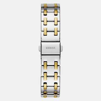 Desire Women Quartz Black Dial Analog Stainless Steel Watch GW0770L4