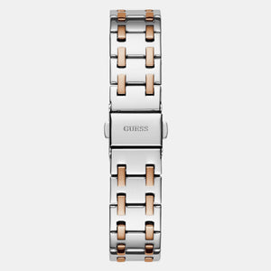 Desire Women Quartz White Dial Analog Stainless Steel Watch GW0770L5
