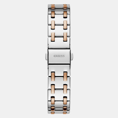 Desire Women Quartz White Dial Analog Stainless Steel Watch GW0770L5