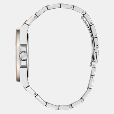 Guess Trend Women Quartz Rose Gold Dial Multi-Function Stainless Steel Watch GW0777L3