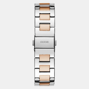Guess Trend Women Quartz Rose Gold Dial Multi-Function Stainless Steel Watch GW0777L3