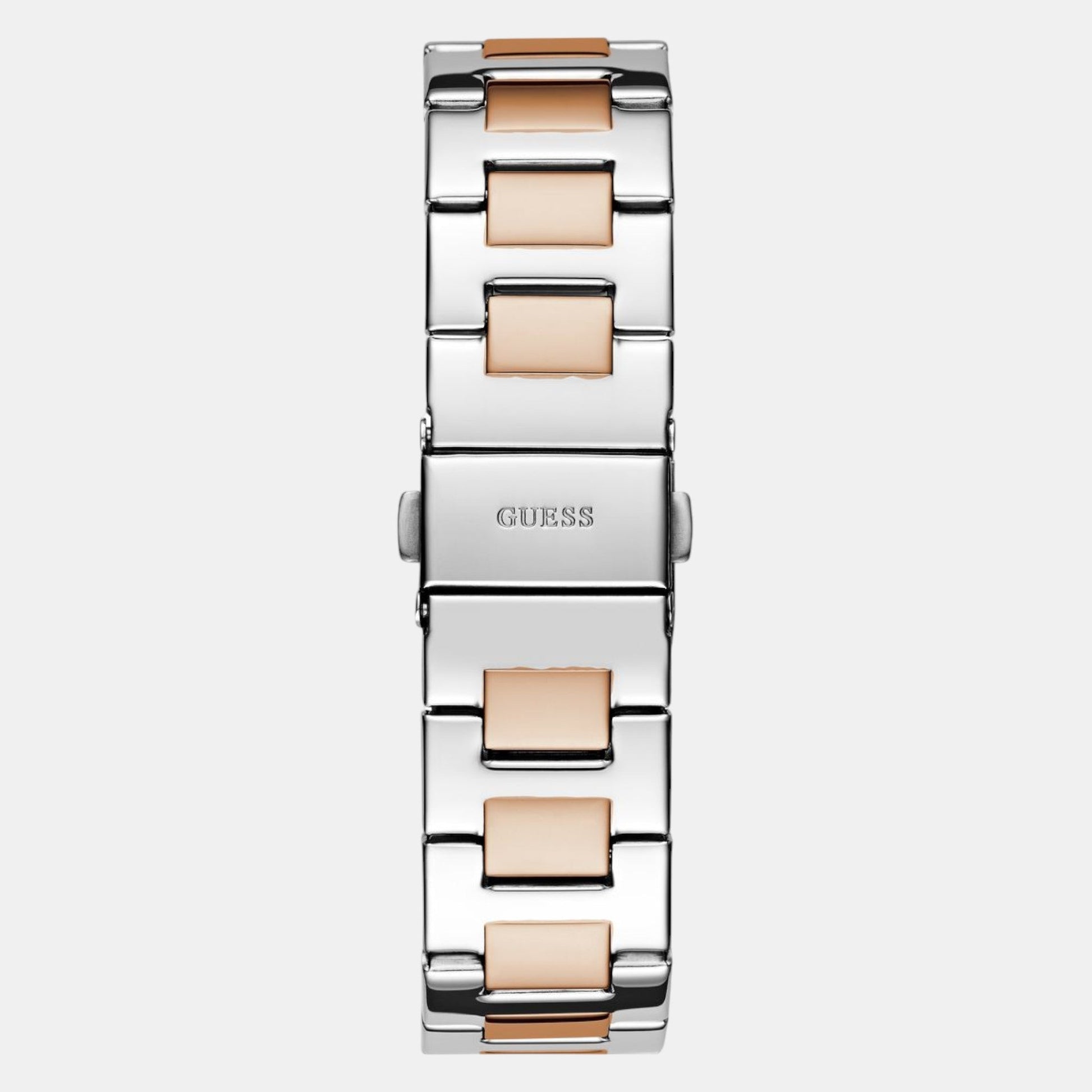 Guess Trend Women Quartz Rose Gold Dial Multi-Function Stainless Steel Watch GW0777L3