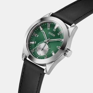 Greyson Men Quartz Green Dial Analog Leather Watch GW0793G1