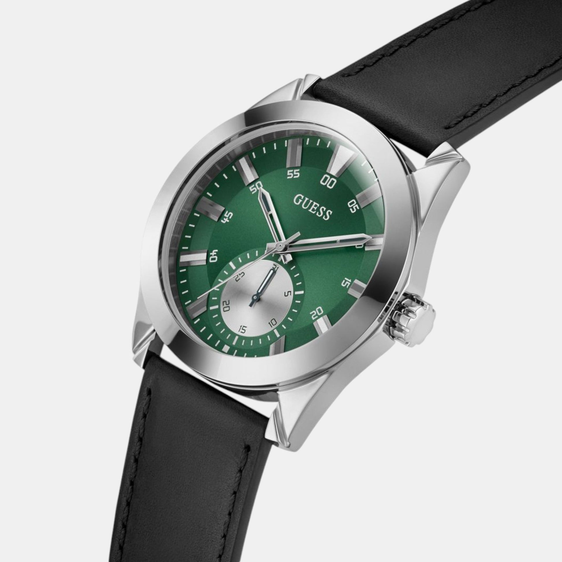 Greyson Men Quartz Green Dial Analog Leather Watch GW0793G1