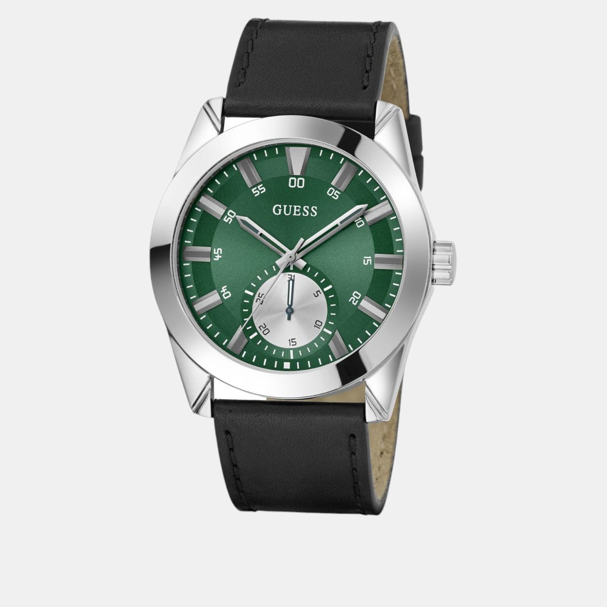 Greyson Men Quartz Green Dial Analog Leather Watch GW0793G1