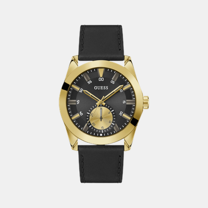 Greyson Men Quartz Black Dial Analog Leather Watch GW0793G2