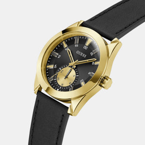 Greyson Men Quartz Black Dial Analog Leather Watch GW0793G2