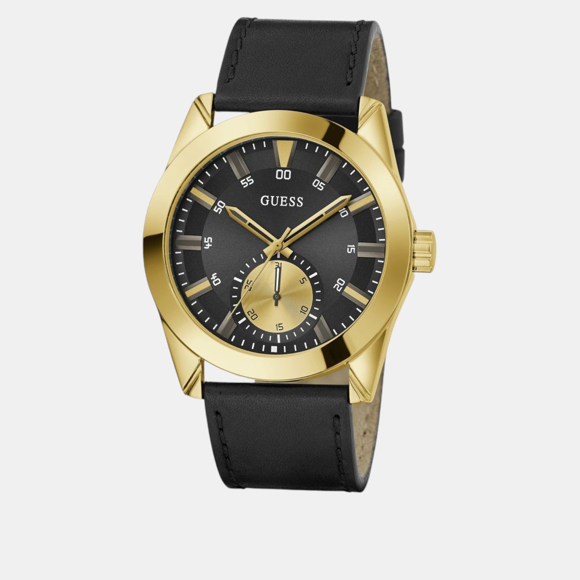 Greyson Men Quartz Black Dial Analog Leather Watch GW0793G2