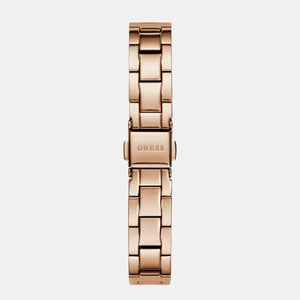 Guess Bejeweled Women Quartz Pink Dial Analog Stainless Steel Watch GW0839L3