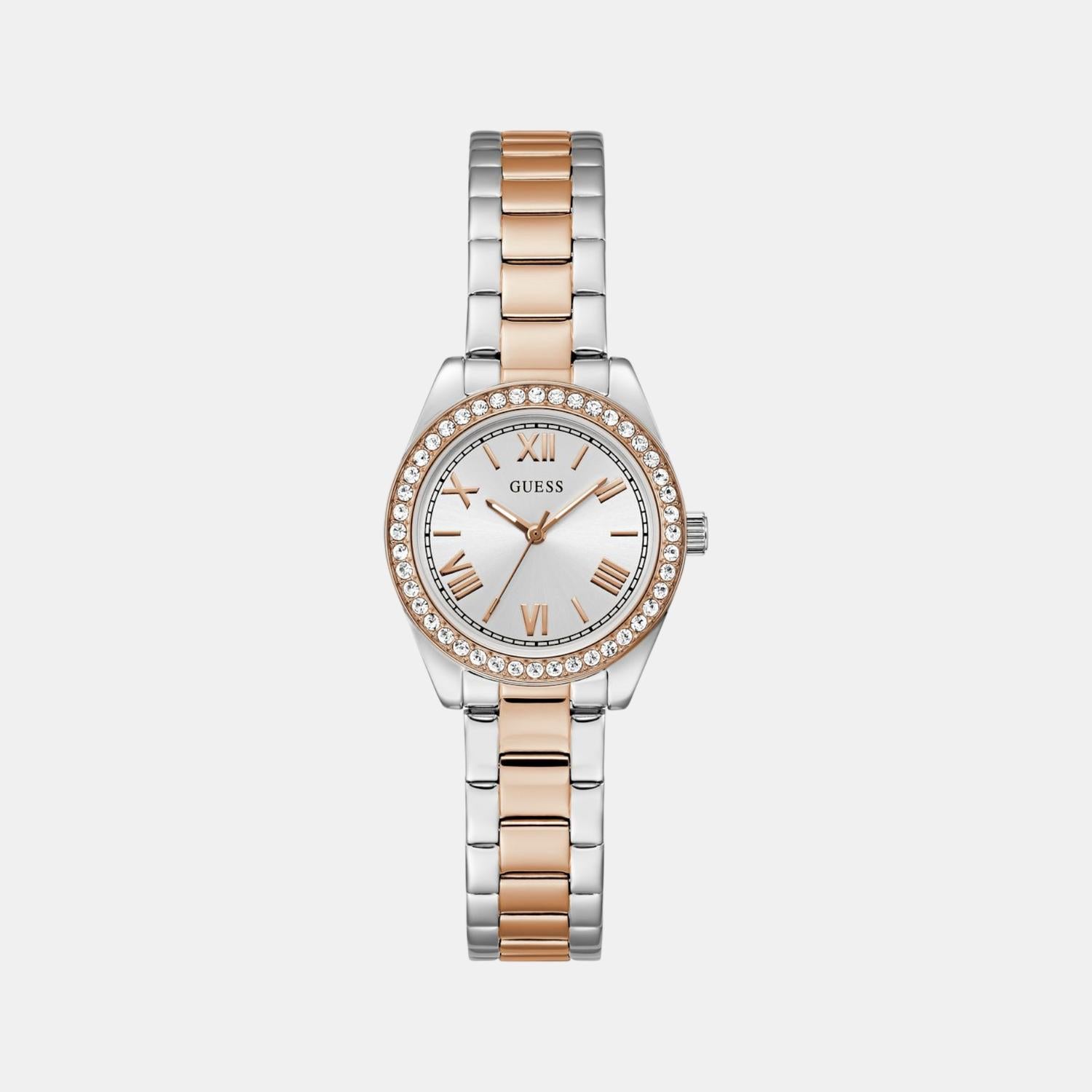 Guess Dress Women Quartz Silver Dial Analog Stainless Steel Watch GW0841L3