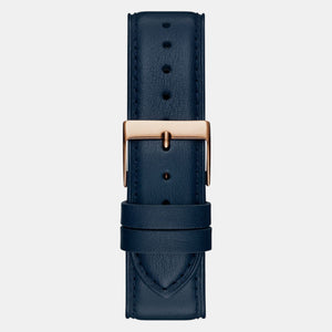 Guess Dress Women Quartz Blue Dial Analog Leather Watch GW0846G2
