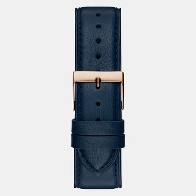 Guess Dress Women Quartz Blue Dial Analog Leather Watch GW0846G2