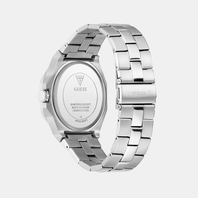 Guess Dress Men Quartz Blue Dial Analog Stainless Steel Watch GW0849G1