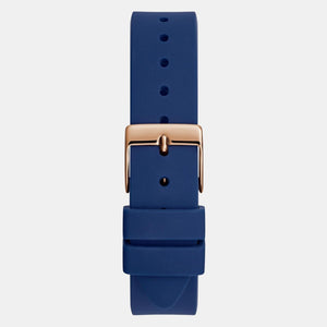 Dress Women Quartz Rose Gold Dial Analog Silicone Watch GW0855L1