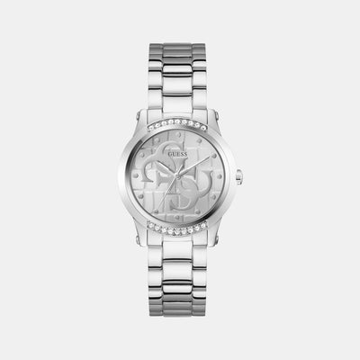 Annette Women Quartz Silver Dial Analog Stainless Steel Watch GW0861L1