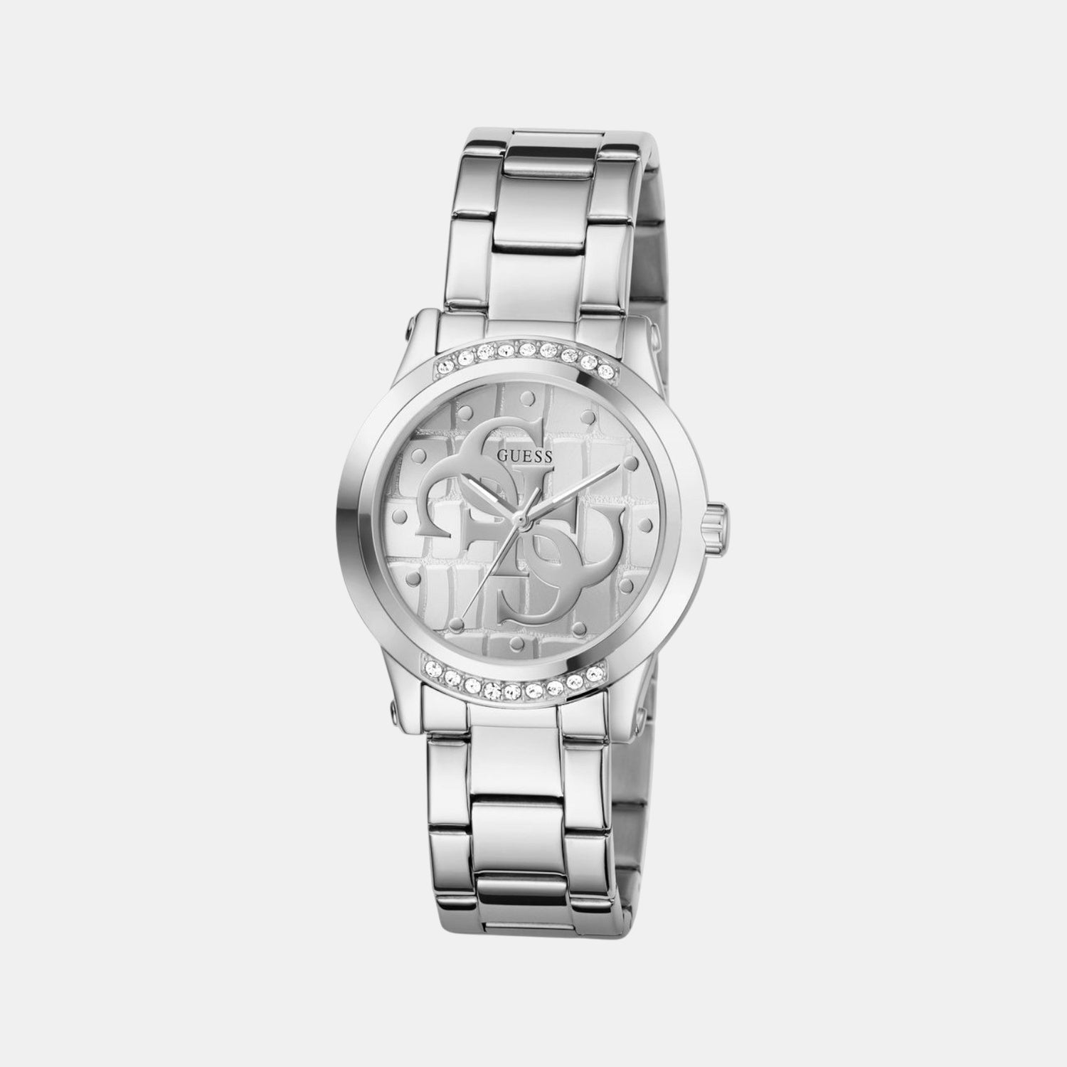 Annette Women Quartz Silver Dial Analog Stainless Steel Watch GW0861L1