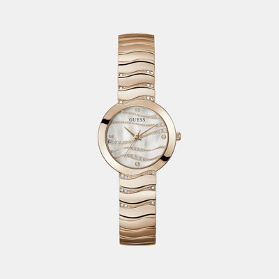 Guess Dress Men Quartz White Dial Analog Stainless Steel Watch GW0871L3