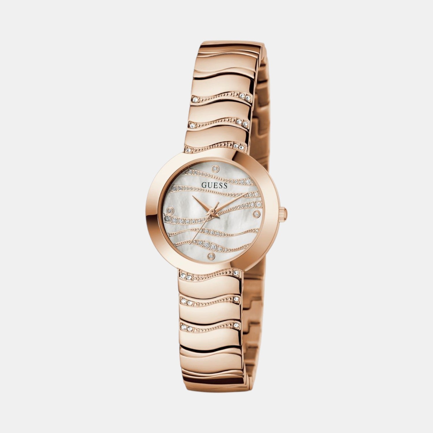 Guess Dress Men Quartz White Dial Analog Stainless Steel Watch GW0871L3