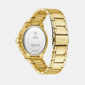 Guess Trend Women Quartz Champagne Dial Multi-Function Stainless Steel Watch GW0878L2