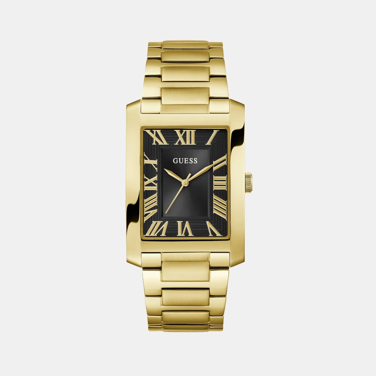 Clyde Men Quartz Black Dial Analog Mesh Watch GW0896G2
